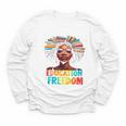 Education Is Freedom Afro Books Youth Long Sleeve Tee