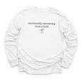 Emotionally Recovering From a Book Subtle Book Lover Youth Long Sleeve Tee