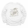 Even Her Books Were Naughty Santa Reading Christmas Youth Long Sleeve Tee Even Her Books Were Naughty Santa Reading Christmas Youth Long Sleeve Tee