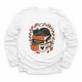 Fall Book Teacher Cat Books Halloween Autumn Librarian Youth Long Sleeve Tee Fall Book Teacher Cat Books Halloween Autumn Librarian Youth Long Sleeve Tee