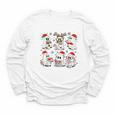 Ghost Book Reading Christmas Books Lover Teacher Kids Youth Long Sleeve Tee