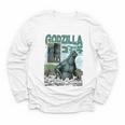 Godzilla Ocean Scene Comic Book Illustration Movie Monster Youth Long Sleeve Tee
