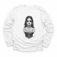 Gothic Goth Girl Woman Movie Book Art Youth Long Sleeve Tee