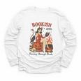 Halloween Bookish Witchy Book Club Hot Girls Read Youth Long Sleeve Tee