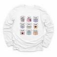 Halloween Ghosts Reading Books Pattern Spooky Kawaii Anime Youth Long Sleeve Tee Halloween Ghosts Reading Books Pattern Spooky Kawaii Anime Youth Long Sleeve Tee