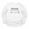 Home Stead School Grown Flowers Book Chicken Youth Long Sleeve Tee
