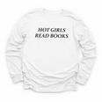 Hot Girls Read Books Confident Reading Bookworm Girl Youth Long Sleeve Tee