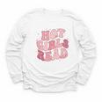Hot Girls Read Cute Book Lover Reading Club Youth Long Sleeve Tee