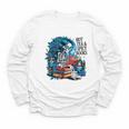Hot Tea & Spicy Books Skeleton Reader Youth Long Sleeve Tee