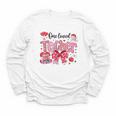 HUGvyn One Loved Teacher Valentine Book Heart Reading Bow Youth Long Sleeve Tee HUGvyn One Loved Teacher Valentine Book Heart Reading Bow Youth Long Sleeve Tee