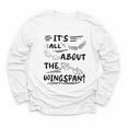It's All About The Wingspan For Book Lover Youth Long Sleeve Tee