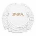 Jolabokaflod Because Books And Hot Chocolate T-Shirt Youth Long Sleeve Tee Jolabokaflod Because Books And Hot Chocolate T-Shirt Youth Long Sleeve Tee