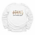 Just a Bookish Goose Cute Reading Geese For Book Fanatics Youth Long Sleeve Tee