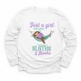 Just a Girl Who Loves Sloths And Books Youth Long Sleeve Tee Just a Girl Who Loves Sloths And Books Youth Long Sleeve Tee