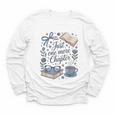 Just One More Chapter Book Lover Reading Quote Youth Long Sleeve Tee