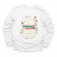 Just One More Chapter Book Reading Floral Teacher Book Lover Youth Long Sleeve Tee