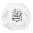 Just One More Chapter Bookish Book Reading Botanical Youth Long Sleeve Tee Just One More Chapter Bookish Book Reading Botanical Youth Long Sleeve Tee