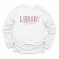 Library Squad Librarian Book Lover Bookworm Youth Long Sleeve Tee