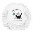 Life Is Better With Yarn Cats And Books Youth Long Sleeve Tee Life Is Better With Yarn Cats And Books Youth Long Sleeve Tee