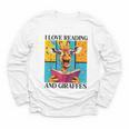 Love Reading And Giraffes Cute Giraffe Reading Book Lovers Youth Long Sleeve Tee Love Reading And Giraffes Cute Giraffe Reading Book Lovers Youth Long Sleeve Tee