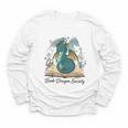 Magical Book Dragon Fantasy Reading Enthusiast Art Youth Long Sleeve Tee