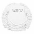 Mentally I'm At The Cottage Bookish Romance Book Lover Youth Long Sleeve Tee