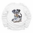 Nerdy Schnauzer Dog Book Lover Glasses Cute Pet For Men Women Kids Youth Long Sleeve Tee Nerdy Schnauzer Dog Book Lover Glasses Cute Pet For Men Women Kids Youth Long Sleeve Tee