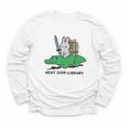 Next Stop Library Reading Book Youth Long Sleeve Tee