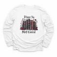 I Have No Shelf Control Dark Academia Book Lover TBR Youth Long Sleeve Tee