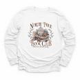 North Pole Book-Club Hot Cocoa Served Daily Christmas Book Youth Long Sleeve Tee