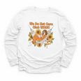 We Do Not Care Club WDNC Reading Book Boho Floral Youth Long Sleeve Tee We Do Not Care Club WDNC Reading Book Boho Floral Youth Long Sleeve Tee