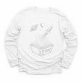 Novelty Universe Books Galaxy Adventure Drawing Women Men Youth Long Sleeve Tee