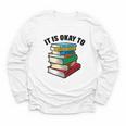 It Is Okay To Be a Grumpy Old Man Book Lover Premium Youth Long Sleeve Tee