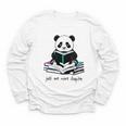 Panda Reading Chapter Books Youth Long Sleeve Tee Panda Reading Chapter Books Youth Long Sleeve Tee