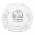 Im A Privilege Vintage Book Illustration Youth Long Sleeve Tee