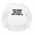 PRO Books PRO Cats Anti People Youth Long Sleeve Tee