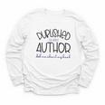 Published Author Est 2024 Ask Me About My Book Authors Books Youth Long Sleeve Tee