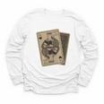 Queen Of Books Playing Card Aesthetic For Book Lovers Premium Tri-Blend Youth Long Sleeve Tee