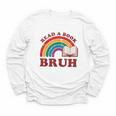 Read A Book Bruh Rainbow Vintage Reading Library Student Youth Long Sleeve Tee Read A Book Bruh Rainbow Vintage Reading Library Student Youth Long Sleeve Tee
