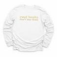 Read Books Don’t Ban Them Free Speech Advocate Book Lover Youth Long Sleeve Tee
