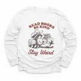 Read Books Be Kind Stay Weird Bookish Cowboy Reading Raccoon Youth Long Sleeve Tee Read Books Be Kind Stay Weird Bookish Cowboy Reading Raccoon Youth Long Sleeve Tee