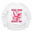 Read Your Heart Out Valentines Day Book Lover Bookish Teach Youth Long Sleeve Tee Read Your Heart Out Valentines Day Book Lover Bookish Teach Youth Long Sleeve Tee
