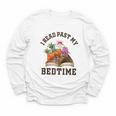 I Read Past My Bedtime Reading Dinosaur Book Lover Youth Long Sleeve Tee