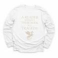 A Reader Without Their Book Is Tragedy Vintage Book Quote Youth Long Sleeve Tee