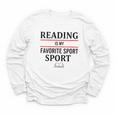 Reading Is My Favorite Sport Book Lover Saying Quote Youth Long Sleeve Tee Reading Is My Favorite Sport Book Lover Saying Quote Youth Long Sleeve Tee