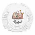Retired 2025 A New Chapter Begins Retirement Teacher Book Youth Long Sleeve Tee Retired 2025 A New Chapter Begins Retirement Teacher Book Youth Long Sleeve Tee