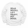 Retro Gym Book Lover Read Books Lift Heavy Pet Dogs Youth Long Sleeve Tee Retro Gym Book Lover Read Books Lift Heavy Pet Dogs Youth Long Sleeve Tee