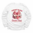 Romance Book Reading Bookish Romance Reader Social Club Youth Long Sleeve Tee