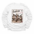 Salem Book Club Bookish Halloween Retro Salem Witch Book Youth Long Sleeve Tee Salem Book Club Bookish Halloween Retro Salem Witch Book Youth Long Sleeve Tee