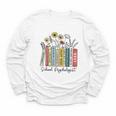 School Psychologist Book Psychology Teacher Appreciation Youth Long Sleeve Tee